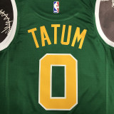 Celtics TATUM  #0 Green NBA Jerseys