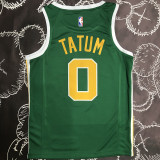 Celtics TATUM  #0 Green NBA Jerseys