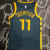 Warriors THOMPSON #11 Black  NBA Jerseys