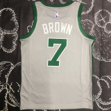 Celtics BROWN #7 Grey  NBA Jerseys