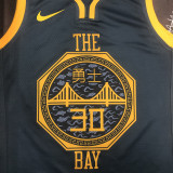 Warriors CURRY #30 Black  NBA Jerseys