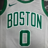 Celtics TATUM #0 Grey  NBA Jerseys