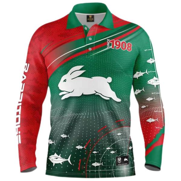 2022/23 South Sydney Rabbitohs Rugby Fishing Jersey 兔子