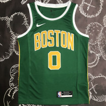 Celtics TATUM  #0 Green NBA Jerseys