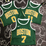 Celtics BROWN  #7 Green NBA Jerseys