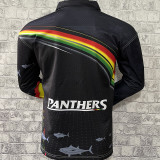 2022/23 Penrith Panthers Rugby Fishing Jersey 美洲豹