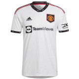 2022/23 M Utd 1:1 Quality Away White Fans Soccer Jersey