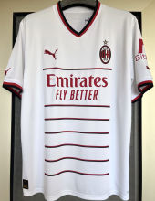 2022/23 AC Milan 1:1 Quality Away White Fans Soccer Jersey