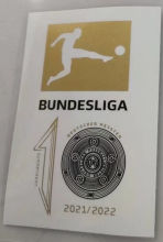 Bundesliga BFC Champion Gold Patch 2021/22 德甲臂章 (You can buy it alone OR tell us which jersey to print it on. )