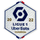 LIGUE 1 Champion Patch 2022 法甲冠军章