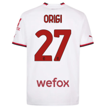 ORIGI #27 AC Milan 1:1 Quality Away Fans Jersey 2022/23