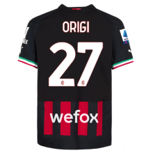 ORIGI #27 AC Milan 1:1 Home Fans Jersey 2022/23
