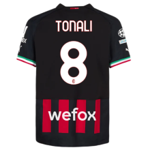 TONALI #8 AC Milan 1:1 Home Fans Jersey 2022/23