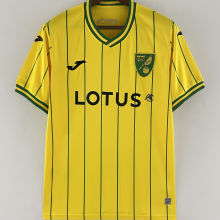 2022/23 Norwich Home Yellow Fans Soccer Jersey