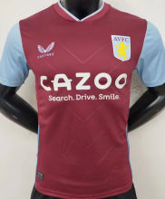 2022/23 Aston Villa Home Player Version Soccer Jersey