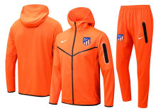 2022  ATM Orange Hoody Zipper Jacket Tracksuit (F410)