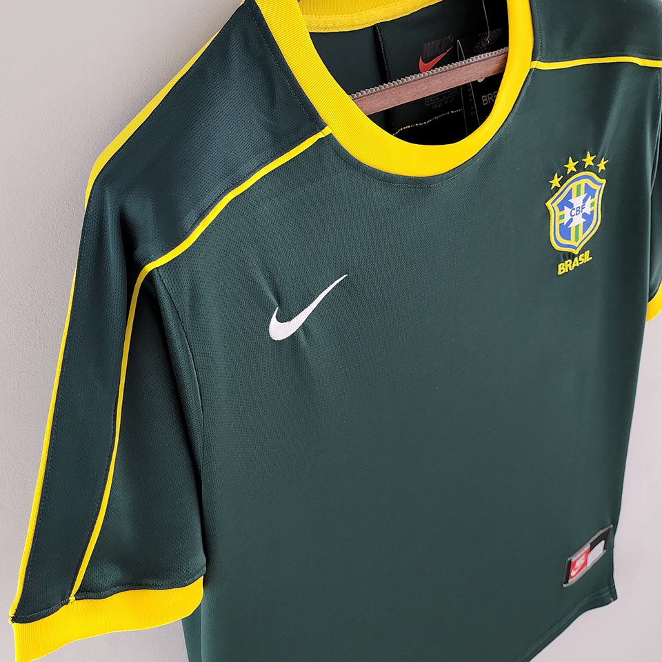 Brazil Goalkeeper Jersey 1998 Retro