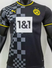 2022/23 BVB Away Black Player Soccer Jersey