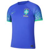 2022/23 Brazil Away 1:1 Quality Blue Fans Soccer Jersey