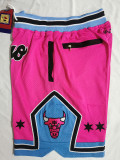 Bulls Pink Four Bags NBA Pants