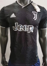 2022/23 JUV Away Black Player Version Soccer Jersey