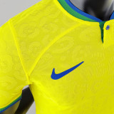 2022/23 Brazil Home Yellow Player Version Jersey