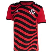 2022/23 Flamengo 1:1 Third Red Black Fans Soccer Jersey