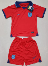 2022/23 England Away Red Kids Jersey