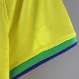 2022/23 Brazil Home Yellow Women Soccer Jersey