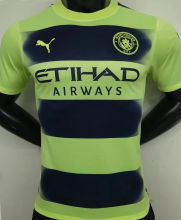 2022/23 Man City Third Green Player Version Jersey