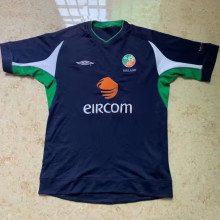 2002 Ireland Blue Retro Training Jersey