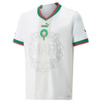 2022/23 Morocco Away White Fans Soccer Jersey