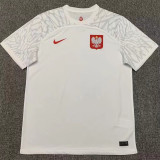 2022/23 Poland Home White Fans Soccer Jersey