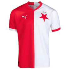 2022/23 Slavia Praha Home Red White Fans Jersey