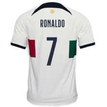 RONALDO #7 Portugal 1:1  Away White Fans Jersey 2022/23 ★★