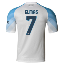 ELMAS #7 Napoli Away White Fans Jersey 2022/23