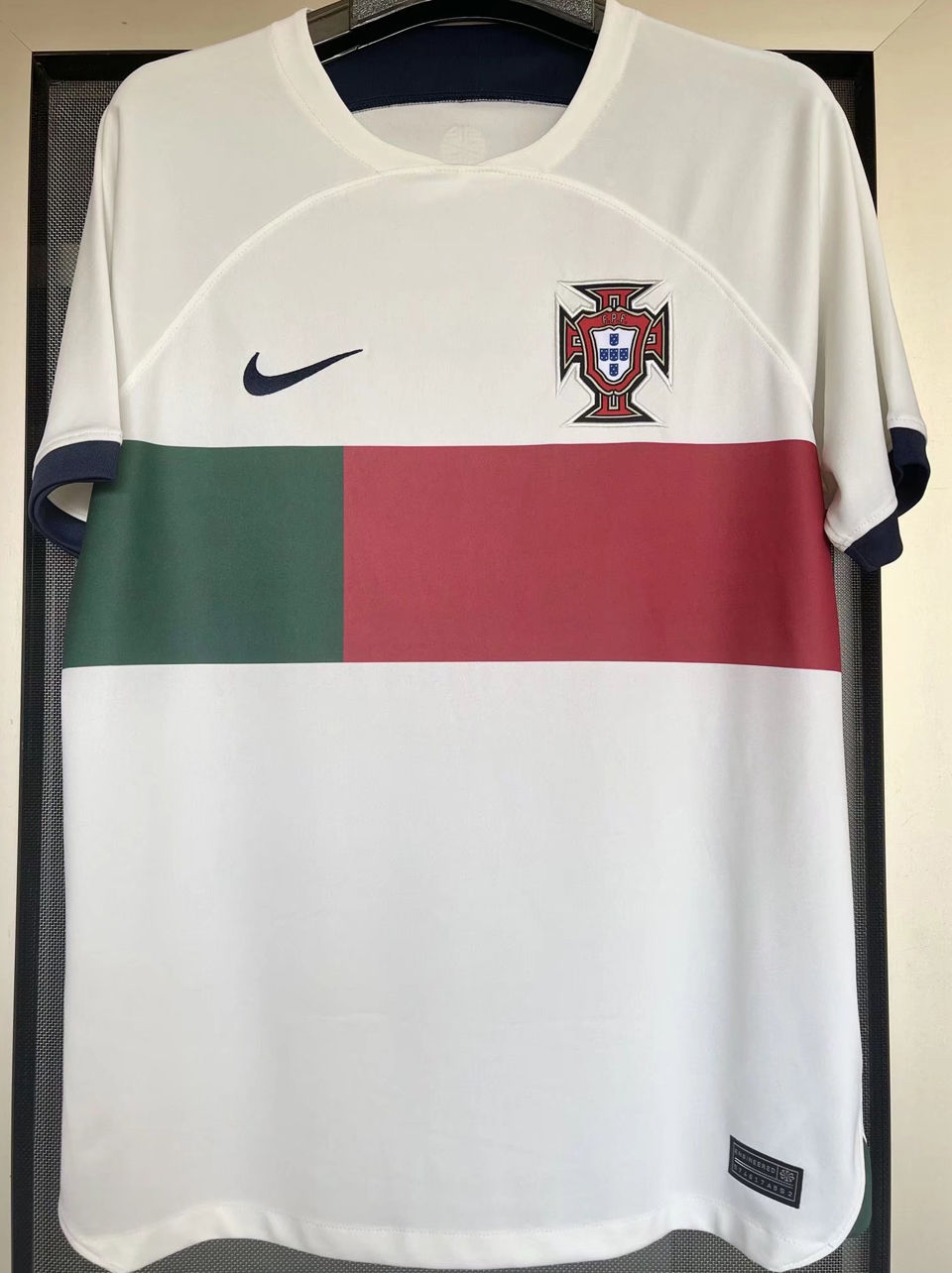 RONALDO #7 Portugal 1:1 Away White Fans Jersey 2022/23
