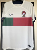 RONALDO #7 Portugal 1:1  Away White Fans Jersey 2022/23 ★★