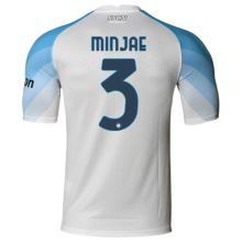 MIN JAE #3 Napoli Away White Fans Jersey 2022/23