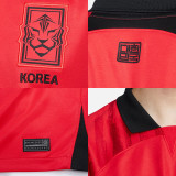 2022/23 South Korea 1:1 Quality Home Red Fans Soccer Jersey