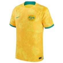 2022/23 Australia Home Yellow Fans Soccer Jersey