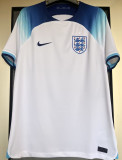 2022/23 England Home 1:1 Quality White Fans Soccer Jersey