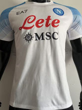 2022/23 Napoli Away White Player Version Soccer Jersey
