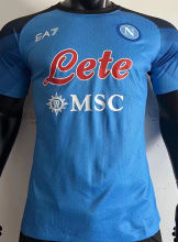 2022/23 Napoli Home Blue Player Version Soccer Jersey