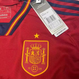 2022/23 Spain 1:1 Quality Home Red Fans Soccer Jersey
