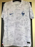 2022/23 France Away White Player Soccer Jersey