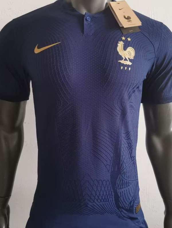 2022/23 France Home Player Version Soccer Jersey