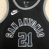 Spurs DUNCAN #21 Black NBA Jerseys