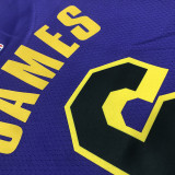 Lakers JAMES #6 Blue NBA Jerseys