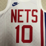 Nets SIMMONST #10 White Retro NBA Jerseys